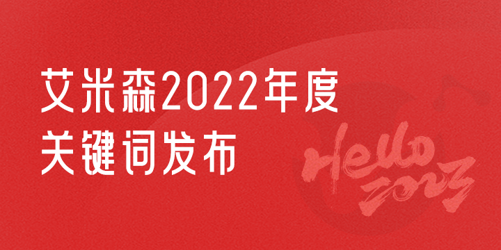 艾米森2022年度关键词发布！